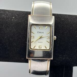 Silver Eikon Cuff Watch